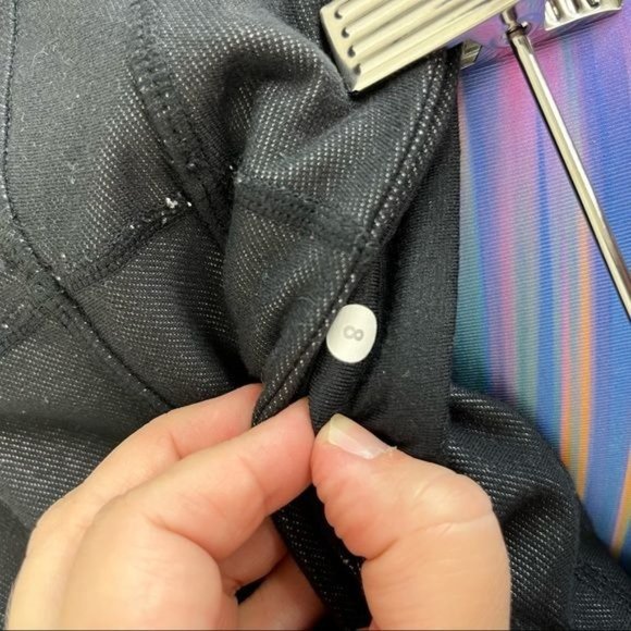 Lululemon Flare Textured Gray Yago Athleisure Pants - Picture 6 of 7